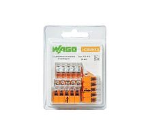 Клемма WAGO 5x0.2-4.0мм (6шт) | код. 2562 | WAGO-DORI
